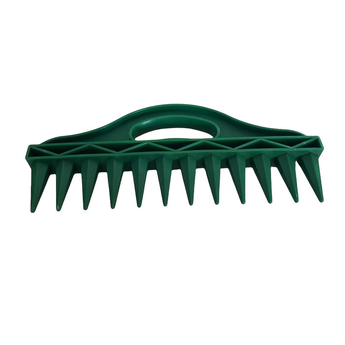 1pc Durable Green Plastic Handheld Garden Seeder Tool, 12-Hole Quick Seed Dispenser, Waterproof Planting Booster for Efficient Gardening - Ideal for Flower Beds & Vegetable Gardens, Gardening Tools
