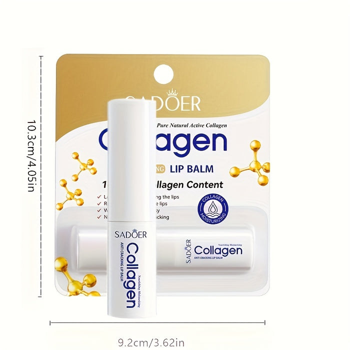 Collagen Lip Balm - Hydrating and Moisturizing, 2.7g