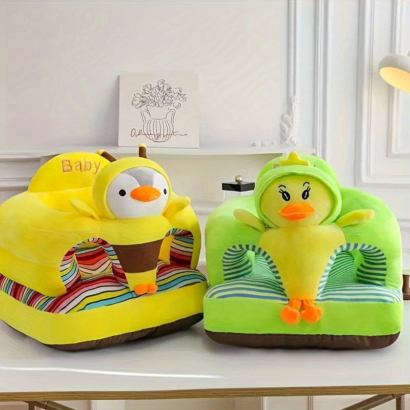 1 Cute Cartoon Youngsters Sofa Chair - Soft, Thickened, Sturdy Green Safe for Youngsters to Safely Learn to Sit And Play - Portable, Space-saving Design