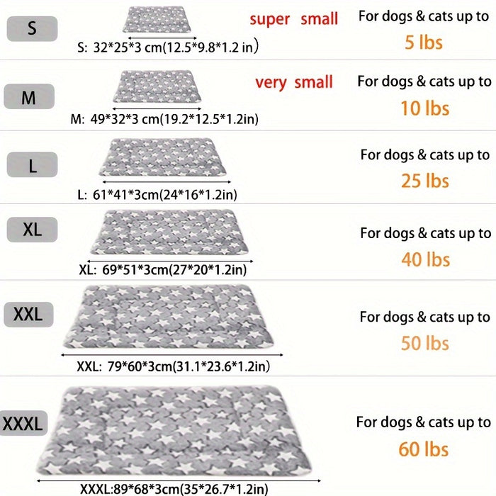 Thickened Warm Plush Blanket for Pets, Suitable for Cats And Dogs During Autumn And Winter.