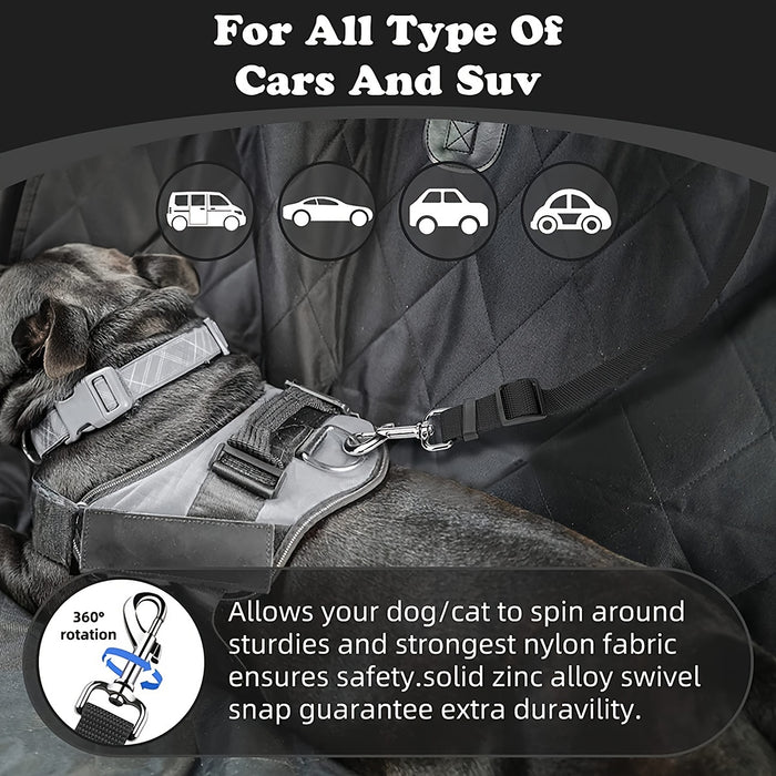 1pc Dog Seat Belt For Vehicle Secure, Pet Car Tether Safety Leash For Dogs In Vehicles, Dog Seatbelt Tether, Dog Seat Belt Buckle, Dog Car Seat Belt Christmas Gift