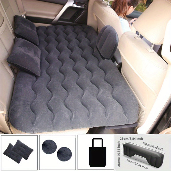 Upgrade Your Car With A Multifunctional Inflatable Bed & Sofa Pillow - Perfect For Camping & Travel!