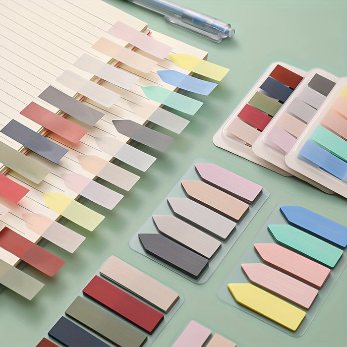 100pcs 100-Pack Portable Sticky Notes: Creative Index Markers & Note Stickers for Students, Index Cards, and Bookmarks