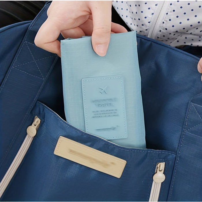 Portable Folding Travel Shoe Bag, Waterproof Beach Shoe Storage Bag for Men & Women, Multifunctional Compact Storage Solution