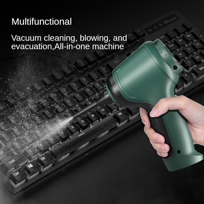 3-in-1 Wireless Vacuum Cleaner: Powerful Suction, Air Extraction & Dust Blowing for Home & Car Use