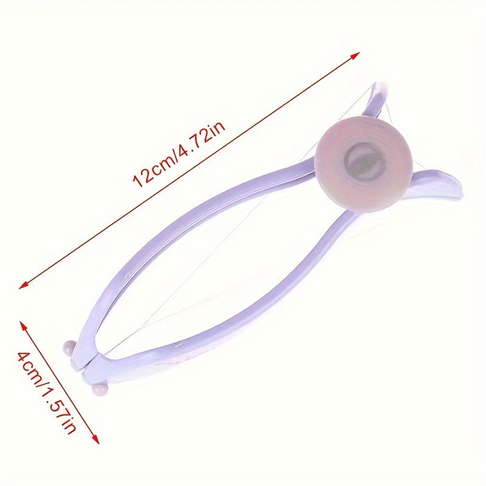 1pc Pain-Free Facial Hair Remover, Spring Coil Waxing Tool for Cheeks, Eyebrows, and Chin, Portable DIY Beauty Tool for Women, Non-Waterproof, Low Allergenic, for Face Use