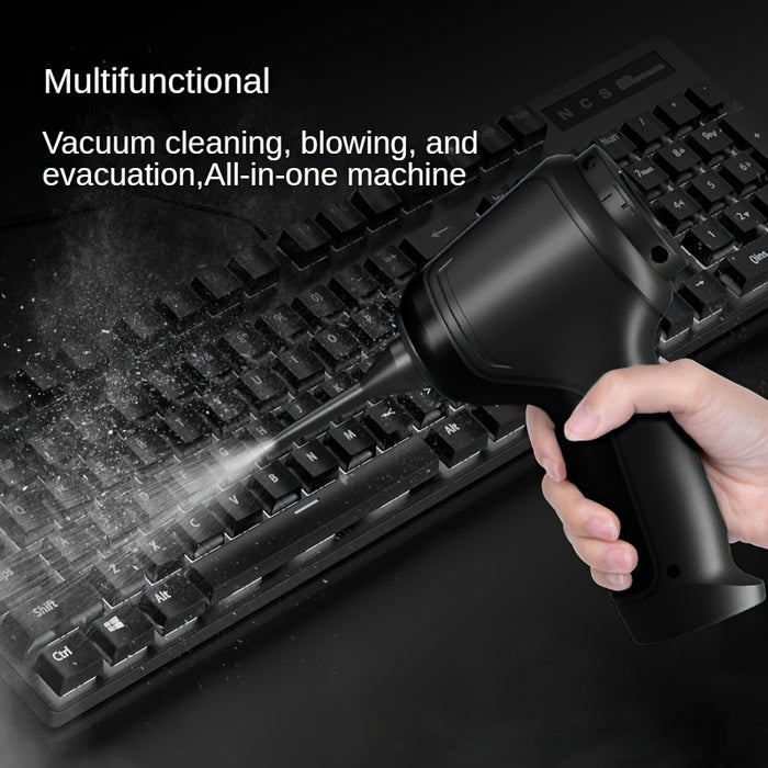 3-in-1 Wireless Vacuum Cleaner: Powerful Suction, Air Extraction & Dust Blowing for Home & Car Use