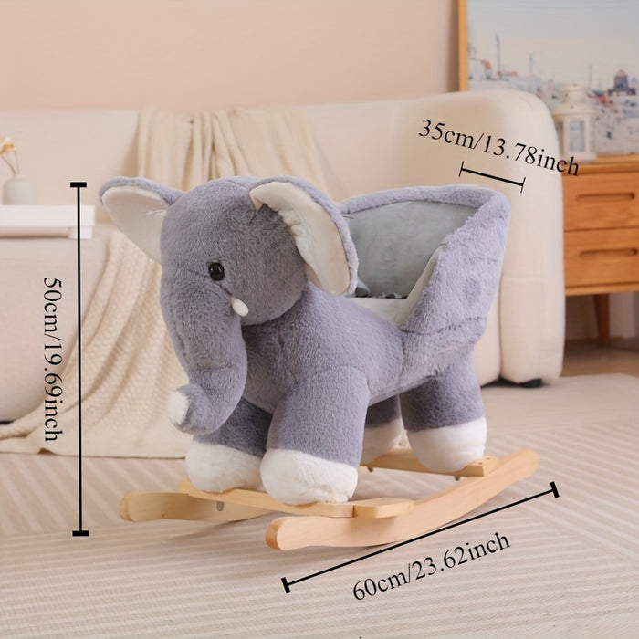 Elephant Rocking Horse, Baby Use, Home Outdoor Use, Baby Birthday Gift, Christmas Gift