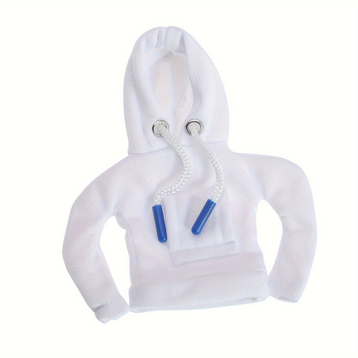 Large Universal Car Gear Shift Cover Hoodie, Fashionable Mini Hooded Sweatshirt for Auto Gear Stick Shifter Knob, Interior Accessories Decor