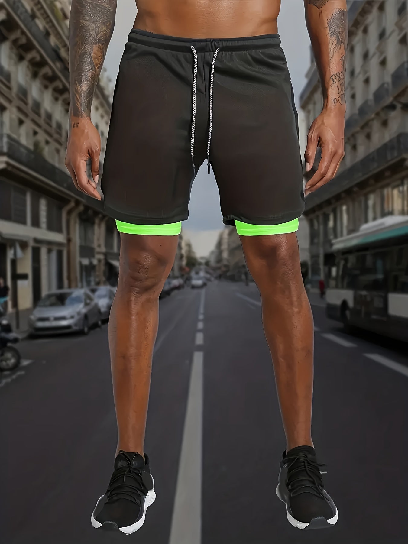 Men'S Summer Casual Athletic Shorts - Breathable, Lightweight Polyester, Red with Black Side Pockets and Drawstring Waistband, Perfect for Running, Training, Hiking & Outdoor Activities, Summer Training Gear | Drawstring Wais