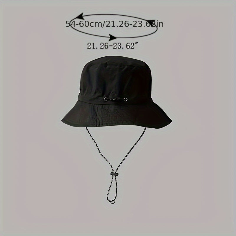 Multifunctional Waterproof Outdoor Fisherman Hat, Foldable Sun Protection Quick-Drying Fishing Hiking Cap