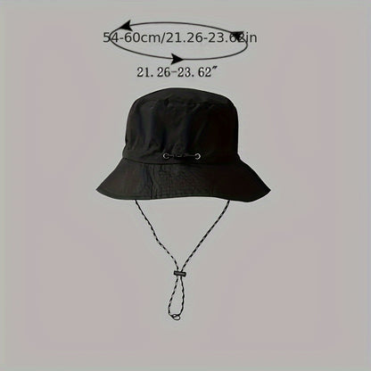 Multifunctional Waterproof Outdoor Fisherman Hat, Foldable Sun Protection Quick-Drying Fishing Hiking Cap