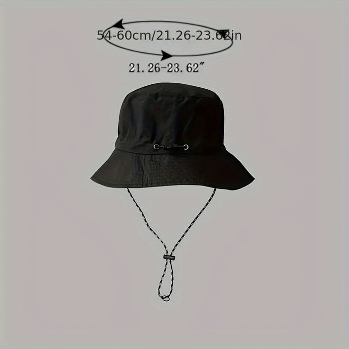 Multifunctional Waterproof Outdoor Fisherman Hat, Foldable Sun Protection Quick-Drying Fishing Hiking Cap