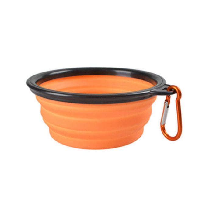 Portable Pet Food Bowl: Foldable & Durable TPR Bowl For Dogs & Cats