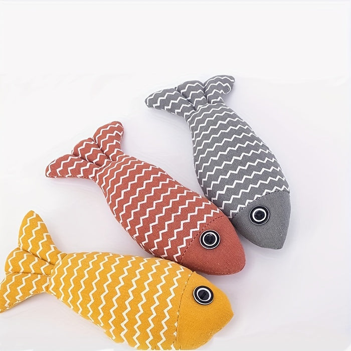Durable Plush Cat Toy: Realistic Pillows for Indoor & Outdoor Teeth Grinding