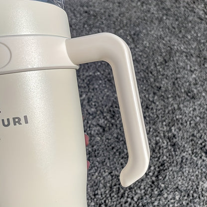 1140ML Stainless Steel Large Capacity Water Cup, Insulation Car and Simple Office Straw Ice Tumbler