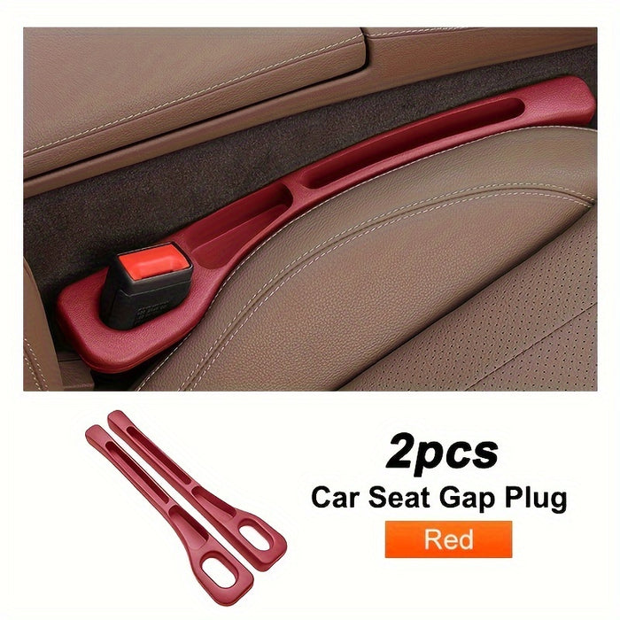 2pcs Car Seat Gap Organizer - Dual Slot Design for Keys, Phones, Cards & Coins