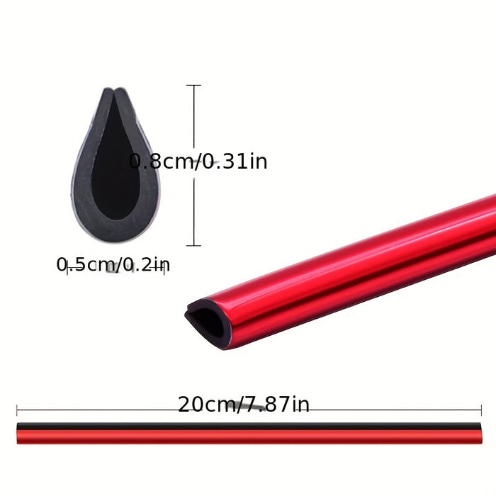 10pcs 10 Pcs Car Air Conditioner Outlet Decorative U-Shape Moulding Trim for Car Styling Door Edge Corner Protector