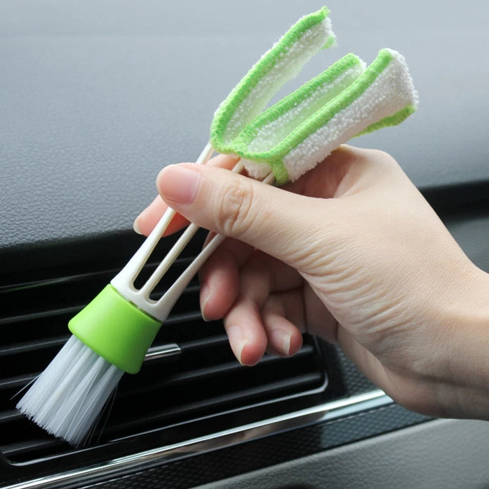 2-in-1 Car Air Conditioning Vent Dust Cleaner: Internal Cleaning Tool for Interior Air Vents