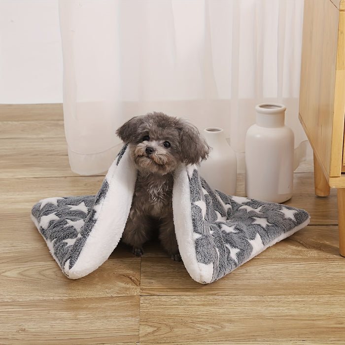 Thickened Warm Plush Blanket for Pets, Suitable for Cats And Dogs During Autumn And Winter.