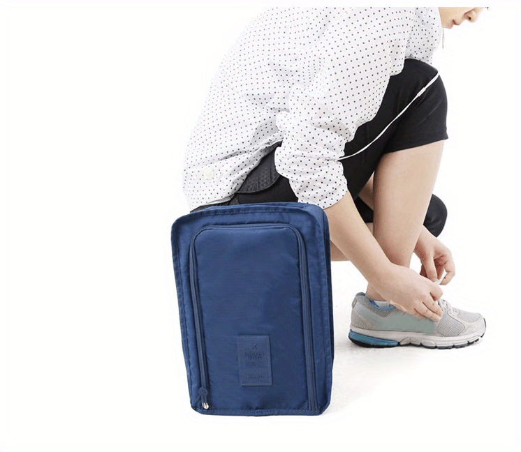 Portable Folding Travel Shoe Bag, Waterproof Beach Shoe Storage Bag for Men & Women, Multifunctional Compact Storage Solution
