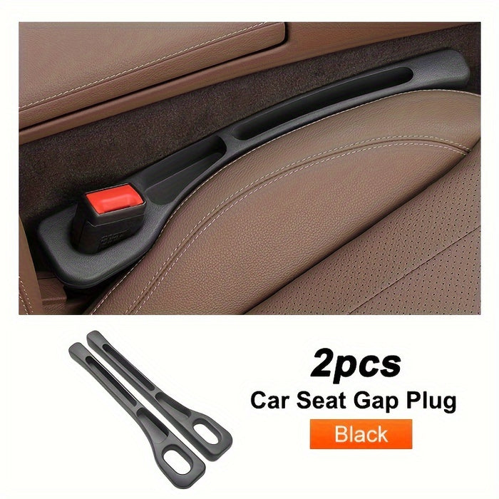 2pcs Car Seat Gap Organizer - Dual Slot Design for Keys, Phones, Cards & Coins