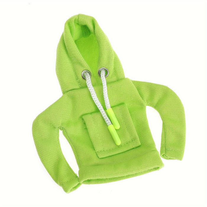 Large Universal Car Gear Shift Cover Hoodie, Fashionable Mini Hooded Sweatshirt for Auto Gear Stick Shifter Knob, Interior Accessories Decor