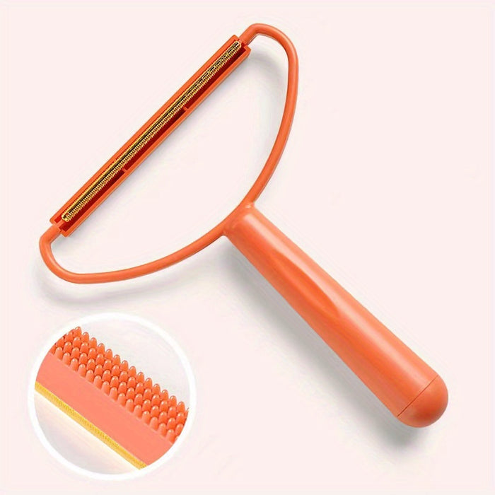 1pc Pet Hair Remover Tool for Dogs - Durable Plastic Lint Roller with Teal Handle, Coat Shaver & Fur Ball Trimmer for Home Use, Pet Grooming Tool|Functional Pet Accessory|Comfortable Grip