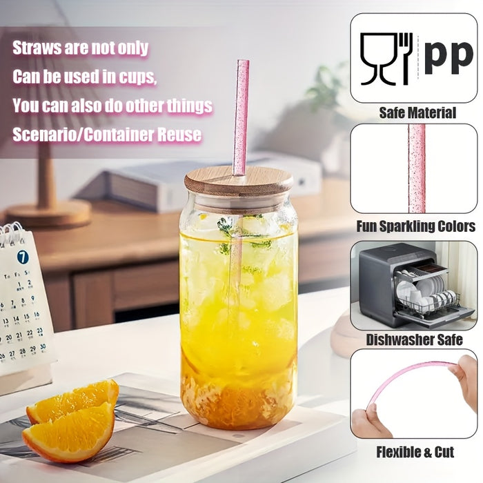 1 set of 6pcs, A, M Letter Butterfly Love Pendan Cup Accessories Set for Cup 30 OZ And 40 OZ Tumbler with Handle, Including Straw Topper Cover Cap And Boot, Straw, Cleaning Brushe, Straw - Reusable, flower camping Outdoors, O