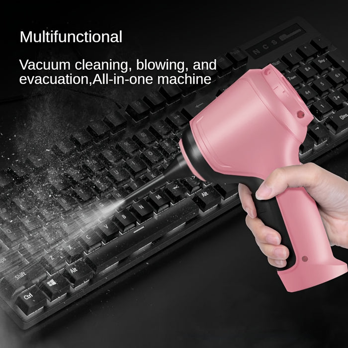 3-in-1 Wireless Vacuum Cleaner: Powerful Suction, Air Extraction & Dust Blowing for Home & Car Use
