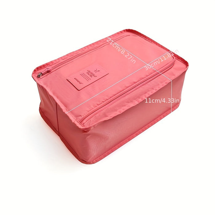 Portable Folding Travel Shoe Bag, Waterproof Beach Shoe Storage Bag for Men & Women, Multifunctional Compact Storage Solution