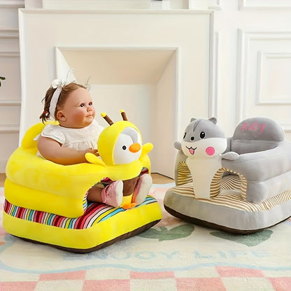 1 Cute Cartoon Youngsters Sofa Chair - Soft, Thickened, Sturdy Green Safe for Youngsters to Safely Learn to Sit And Play - Portable, Space-saving Design