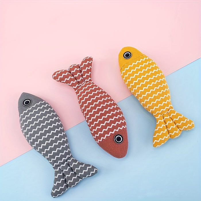 Durable Plush Cat Toy: Realistic Pillows for Indoor & Outdoor Teeth Grinding