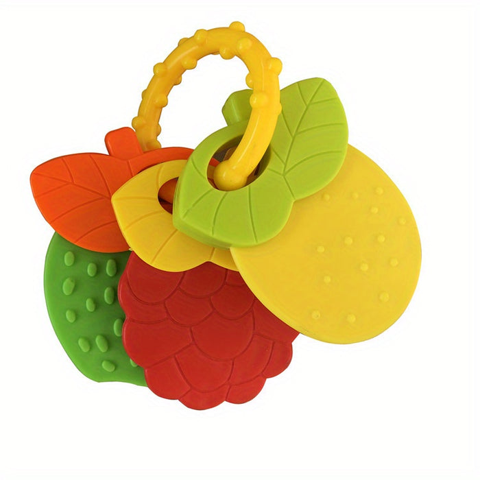 Baby Teething Toys, Silicone Baby Teether Freezer, Teether Keys, Fruit Shape Teether Set For Infant Boys And Girls easter gift