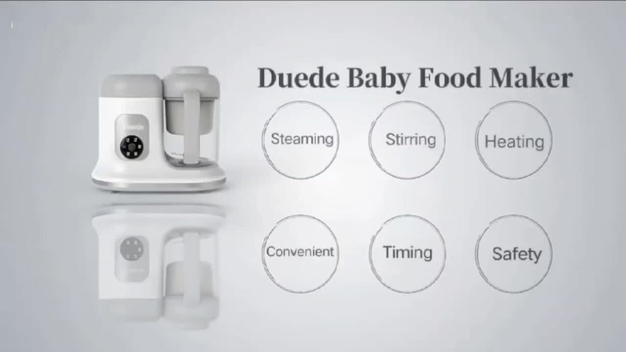 Youngsters Food Maker - Auto Cooking, One Button Control | Processor Steamer Puree Blender for Healthy Homemade Food, White