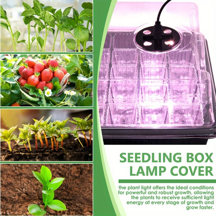Plant LED Lights For Plants Seed Starter Trays Nursery Pots Seedling Tray Planter Flower Pots Lights Greenhouse Gardening Tools