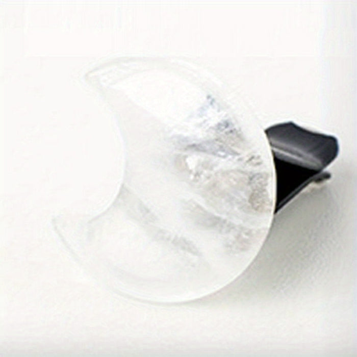 1pc Natural Quartz Crystal Car Vent Clip, Star Moon Heart Shape, Non-Electric Auto Air Vent Decoration, Ideal for Christmas Halloween Graduation Juneteenth Gifts