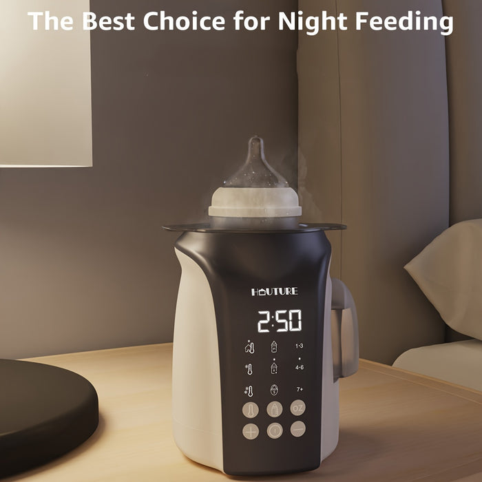 HAUTURE 8-in-1 Fast Bottle Warmer, Bottle Warmer for Breast milk and Formula, Auto Water Refill Accurate Temp Control, with Timer, Defrost, Sterilizing, Keep Warmer for All Bottles