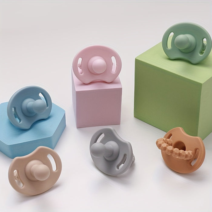 3packs Silicone Baby Pacifier - BPA Free, 100% Food Grade Silicone - For Baby & Toddlers - Perfect for Halloween & Christmas Gifts