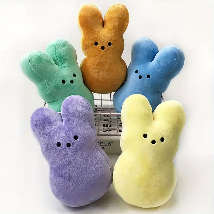 6pcs Easter Bunny Plush Toys Cute Animal Bunny Stuffed Doll Toy Desktop Sofa Decor Comfort Doll Pillow Toys For Kids Easter Decoration, 13cm/5.11inch