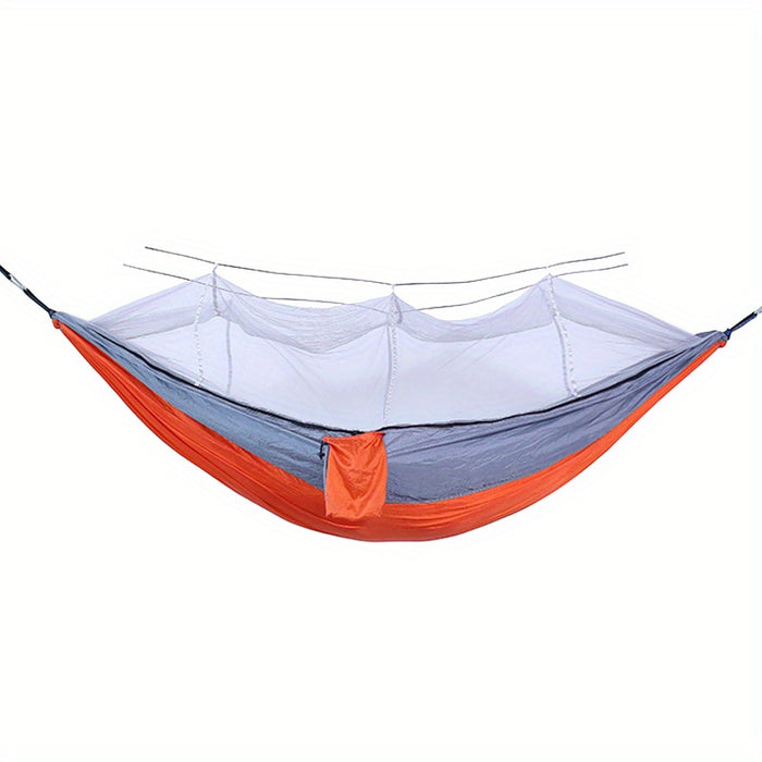 Anti-Rollover Double Hammock with Mosquito Net for Outdoor Camping and Home Use Christmas Gift