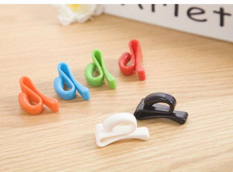 2pcs Keys Clips Plastic Bag Hook Keys Clips Keys Holder Hook Folder For Purse Handbags Backpacks