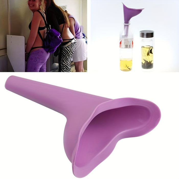 [Everyday Comfort] Lightweight Portable Emergency Urinal for Women - Purple Stand-Up Pee Device for Outdoor Travel & Camping, Hygienic & Easy-to-Use Design, Portable Toilet for Camping