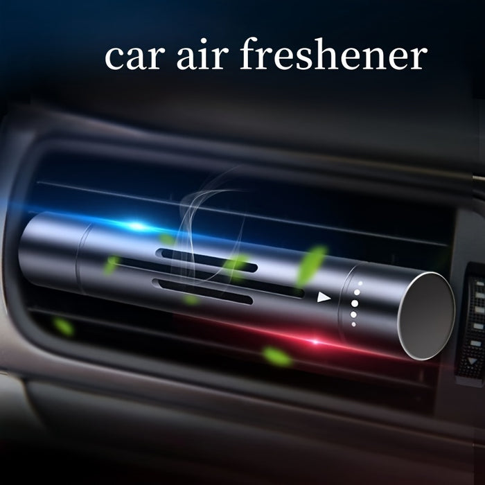 Car Air Freshener Vent Clip with Essential Oil Scents - Aromatherapy Diffuser for Refreshing Fragrance - 5 Scent Sticks and Holder