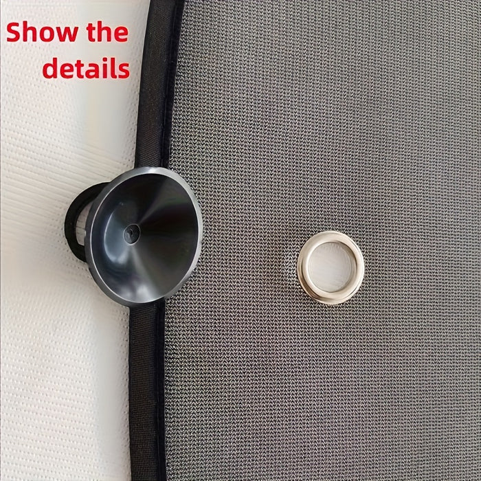 2-pack 2-Pack Car Suction Cup Sunshades, Window Sunshades for Cars, Block Sun Heat and UV Rays, Side Window Insulation