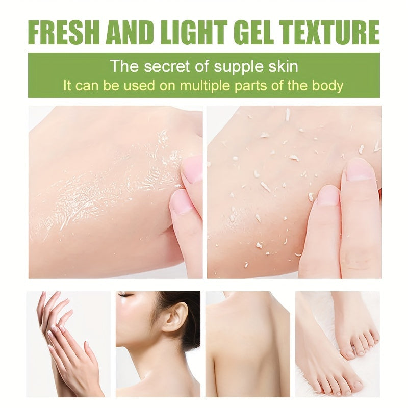Mandelic Acid Cleansing Gel with Aloe and Rose Extract - Gentle, Moisturizing Face and Body Scrub, Deep Pore Cleansing, Unclogs Skin, Alcohol-Free, Suitable for All Skin Types,