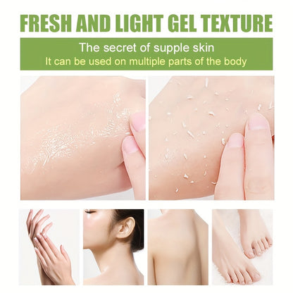 Mandelic Acid Cleansing Gel with Aloe and Rose Extract - Gentle, Moisturizing Face and Body Scrub, Deep Pore Cleansing, Unclogs Skin, Alcohol-Free, Suitable for All Skin Types,