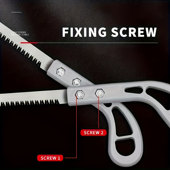 Versatile Mini Hand Saw for Gardening, Wall Paneling & Logging - Durable Plastic/Metal Construction, No Power Needed, Hand Saws for Tree Trimming