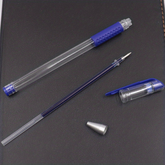 10pcs Gel Pens Set Black Blue Red Refill Gel Pen Bullet Tip 0.5mm School & Office Supplies Stationery kawaii accessories stationery Japanese Office School Cute