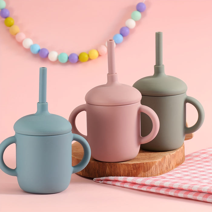Baby Learning Drinking Cup: Get Ready for Fun with Our Food-Grade Silicone Water Cup!